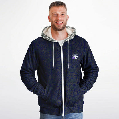 The First XV Celtic Edition Micro-fleece Zip Hoodie