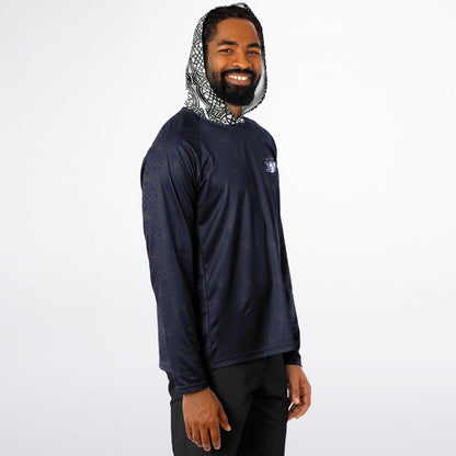 The First XV Long Sleeve Hooded Performance Shirt