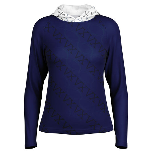 The First XV Women's Long Sleeve Hooded Performance Shirt