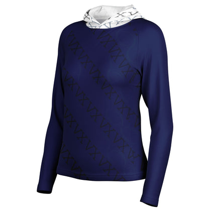 The First XV Women's Long Sleeve Hooded Performance Shirt