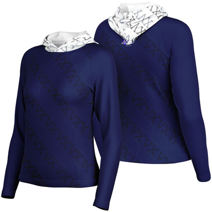 The First XV Women's Long Sleeve Hooded Performance Shirt