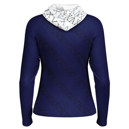 The First XV Women's Long Sleeve Hooded Performance Shirt