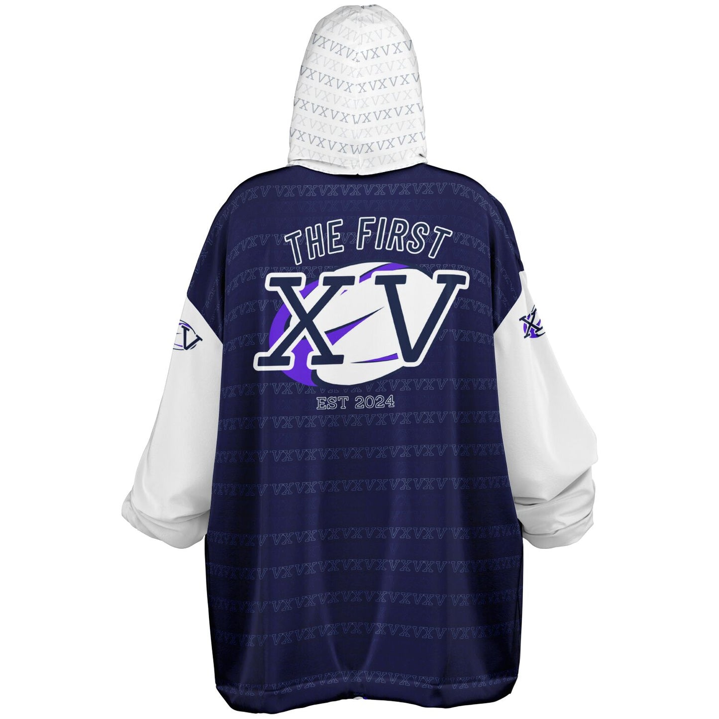 The First XV Winter Snug Hoodie (Blue and White edition)