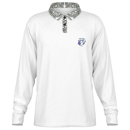 The First XV White Vintage Rugby Polo Shirt