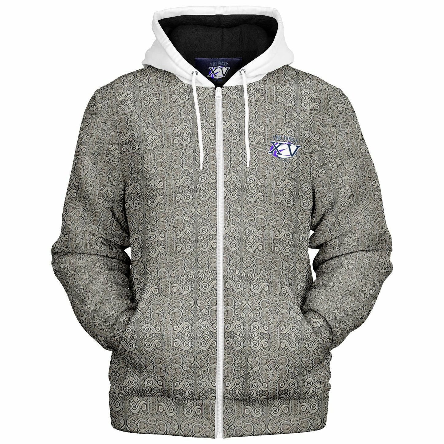 The First XV Warrior Range Micro-fleece Zip Hoodie