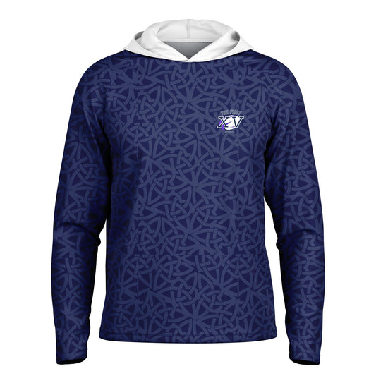 The First XV Long Sleeve Hooded Performance Shirt