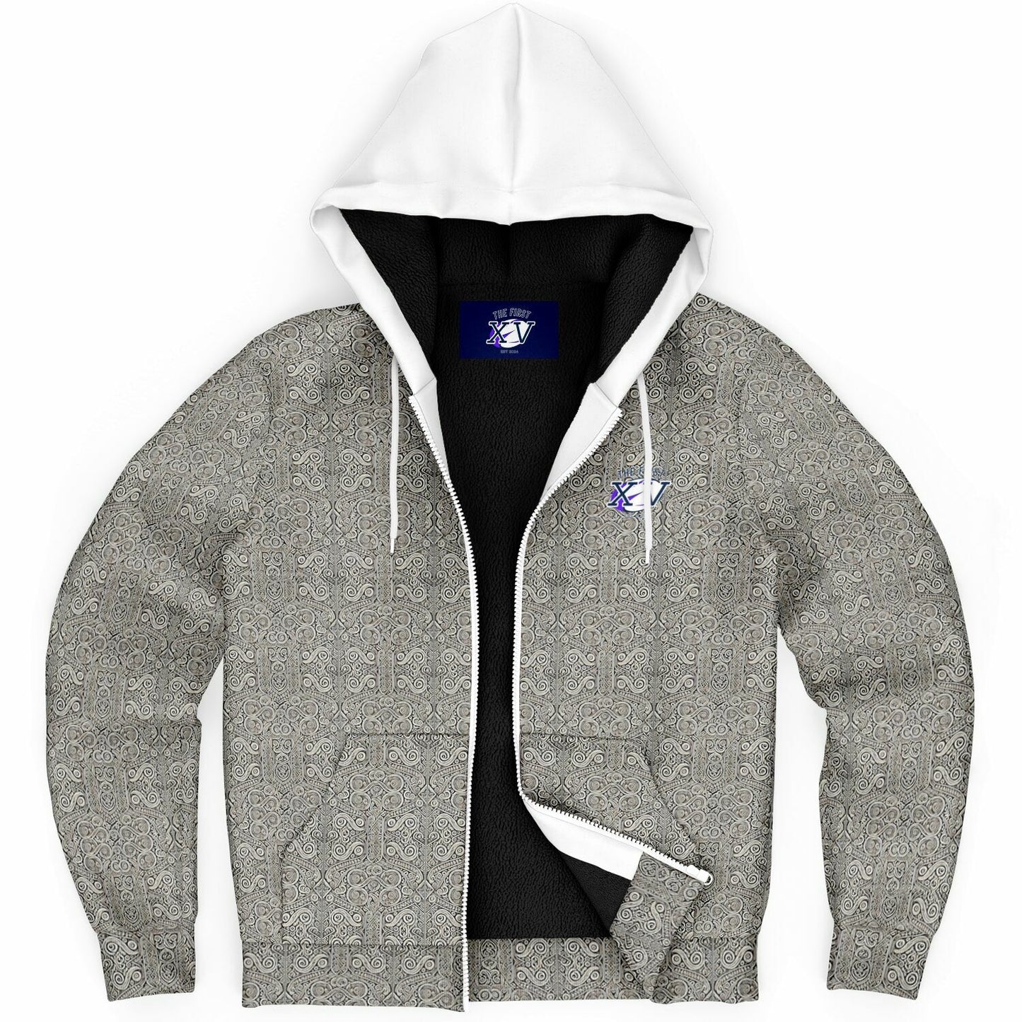 The First XV Warrior Range Micro-fleece Zip Hoodie