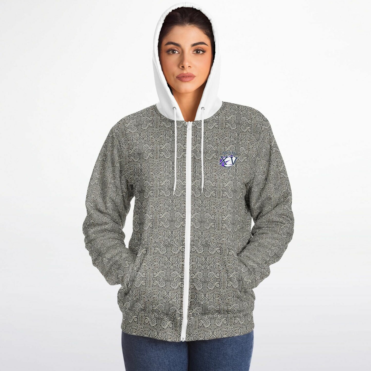 The First XV Warrior Range Micro-fleece Zip Hoodie